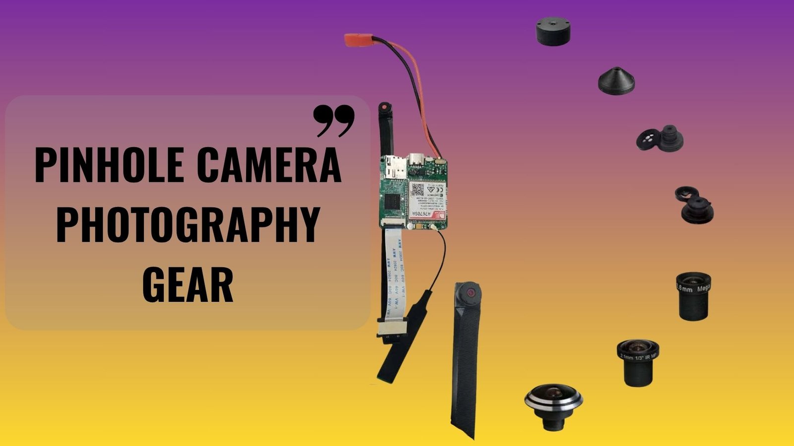 Affordable Pinhole Camera Photography Gear You Can Purchase Today