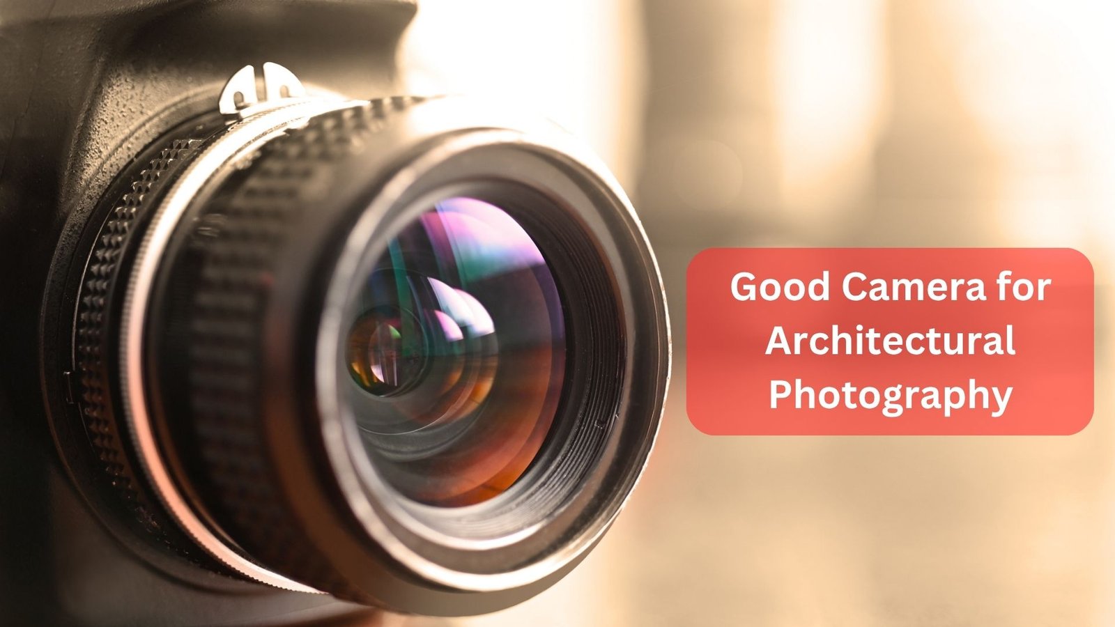 Good Camera for Architectural Photography