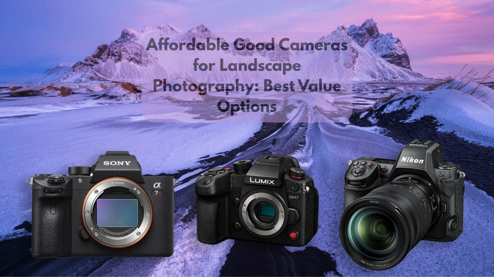 Good Cameras for Landscape Photography