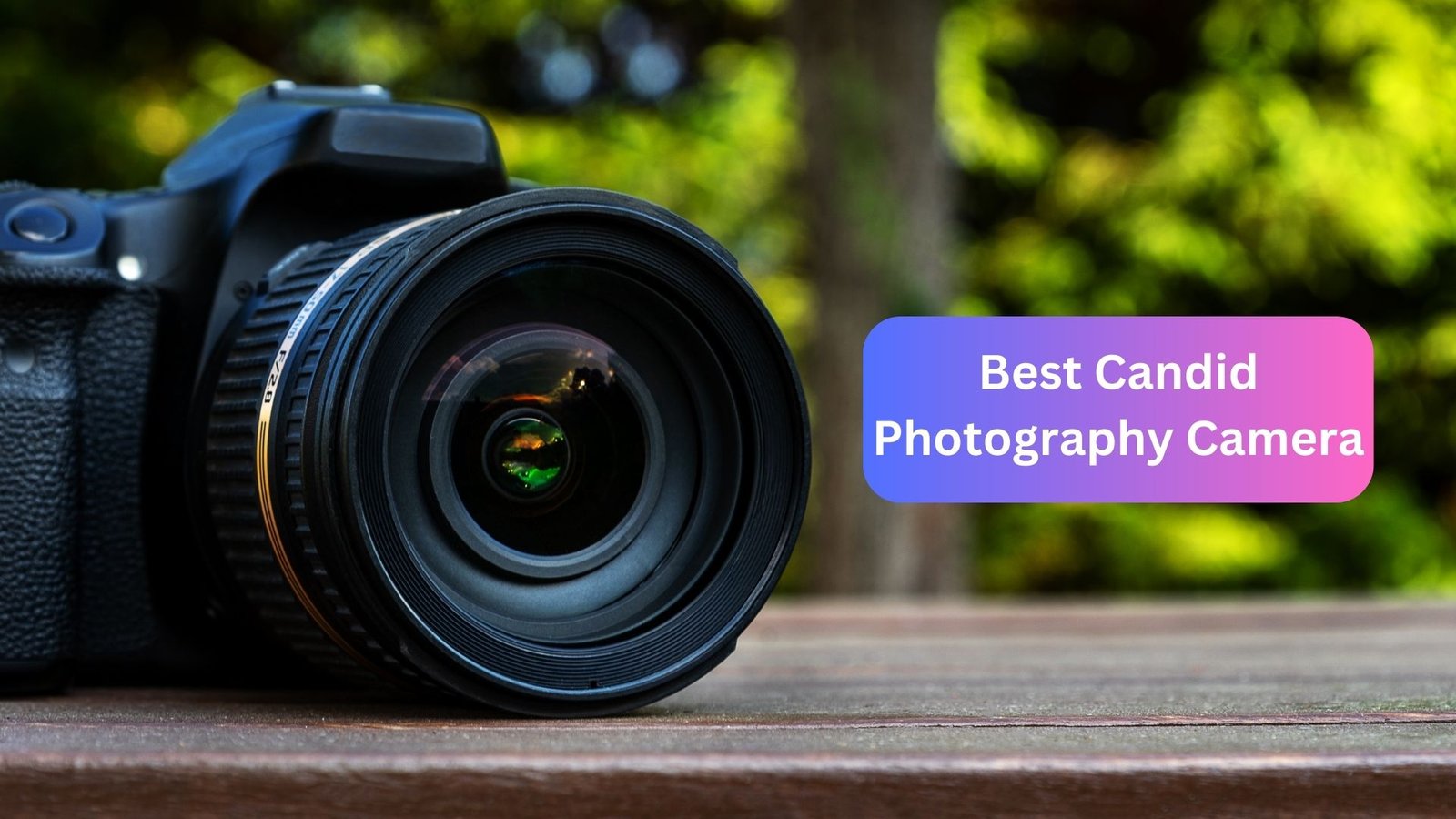 Best Candid Photography Camera