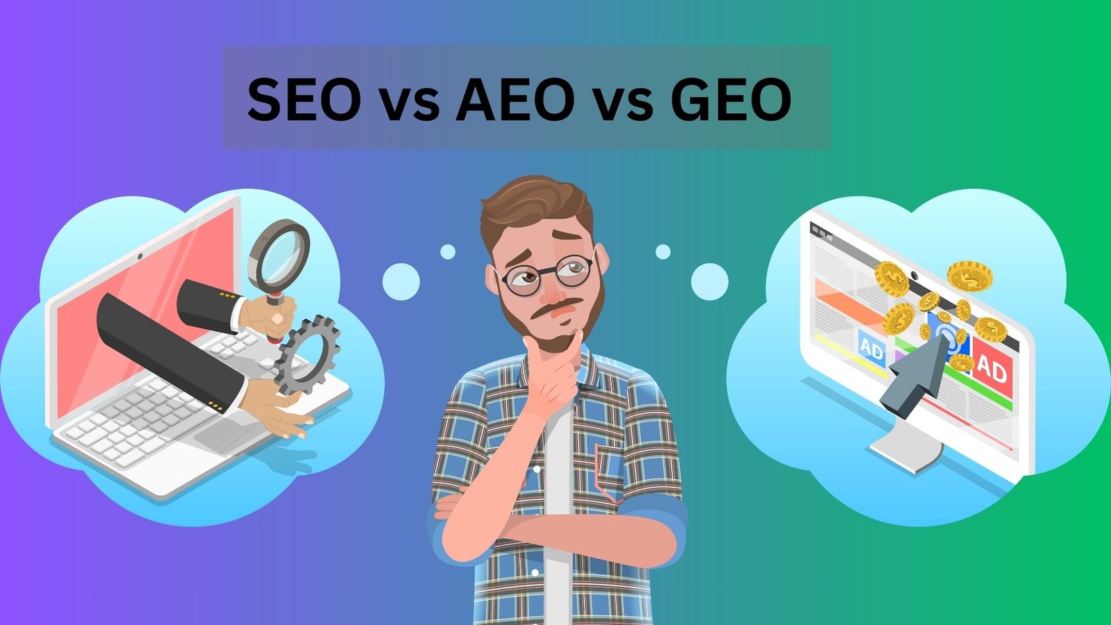SEO vs AEO vs GEO