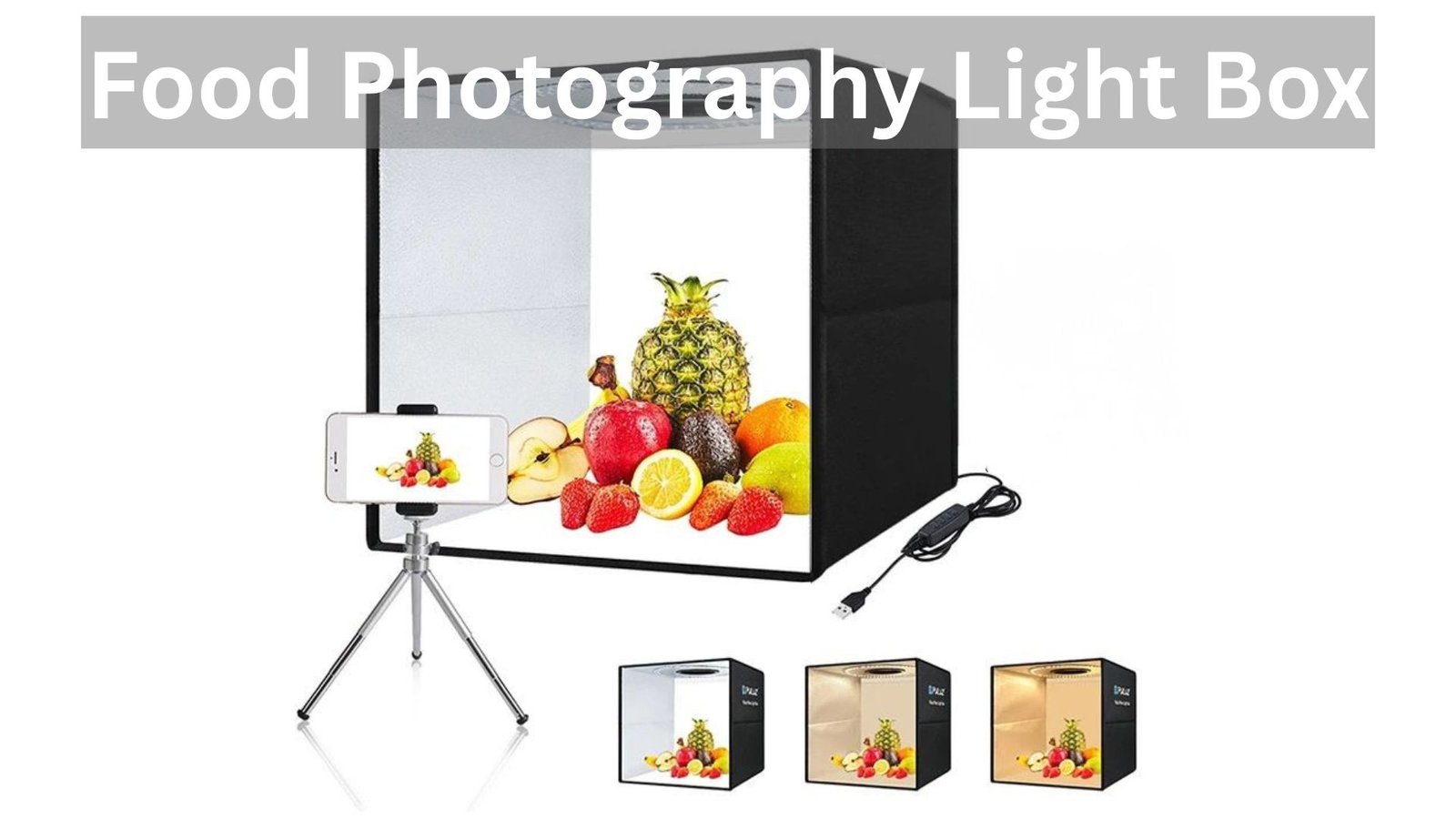 Food Photography Light Box