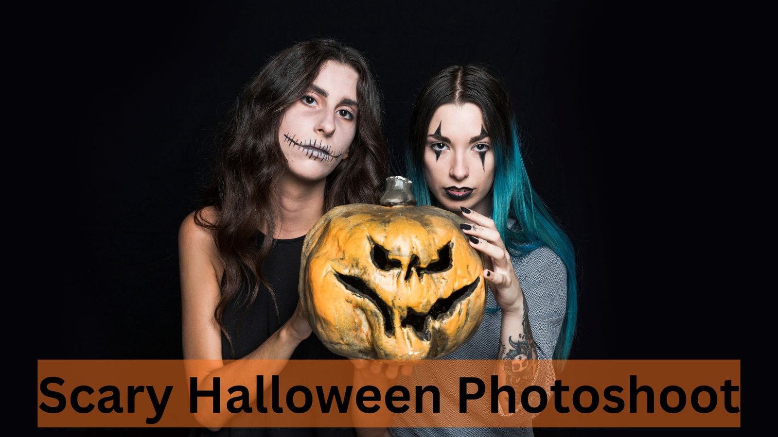 scary halloween photoshoot