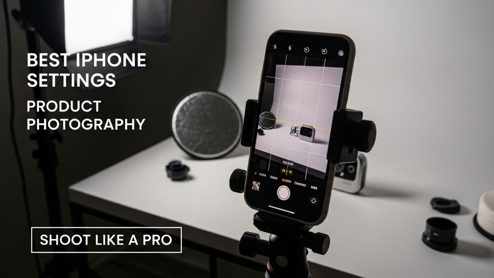 Best iPhone Settings for Product Photography