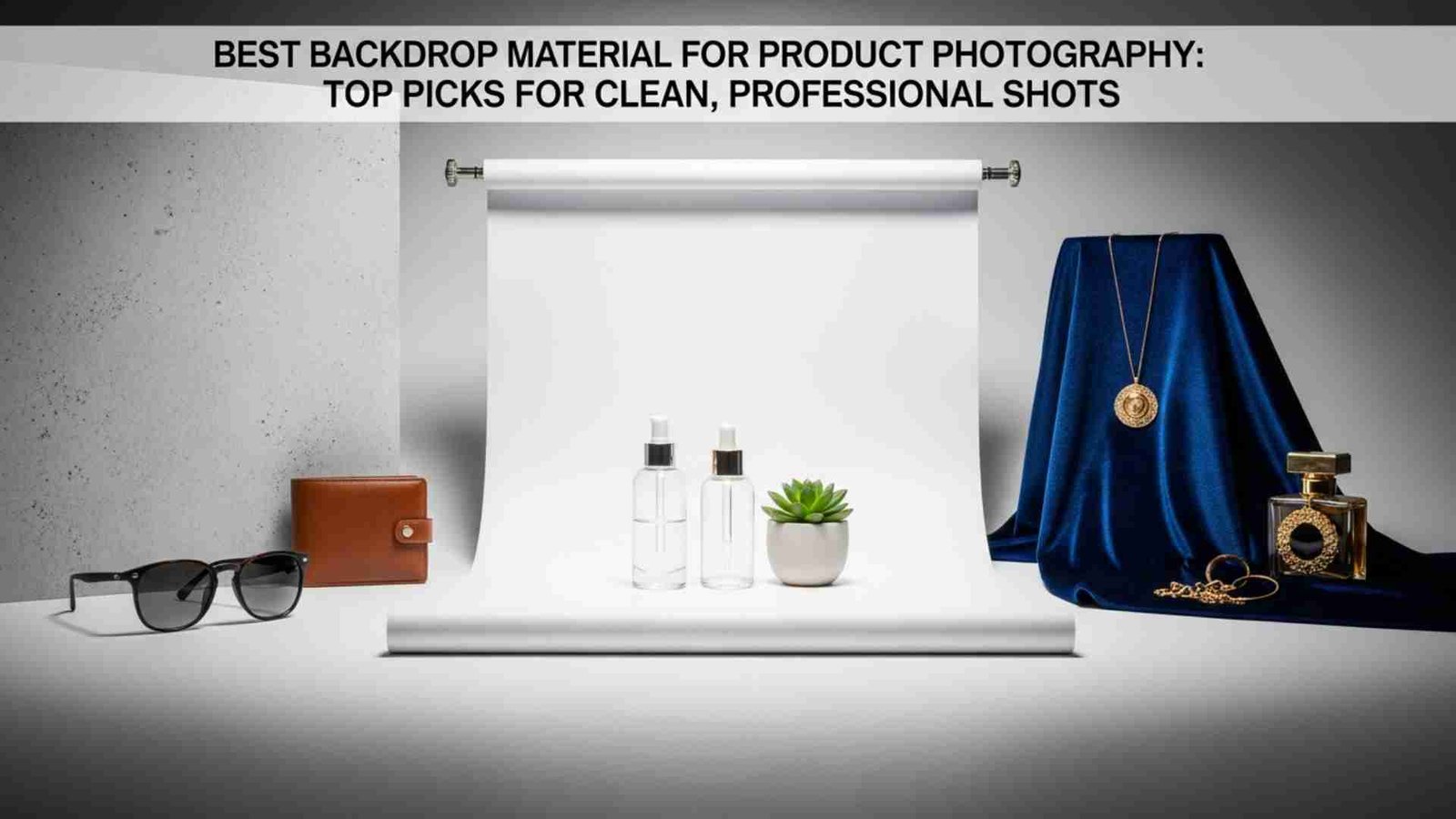 Best Backdrop Material for Product Photography