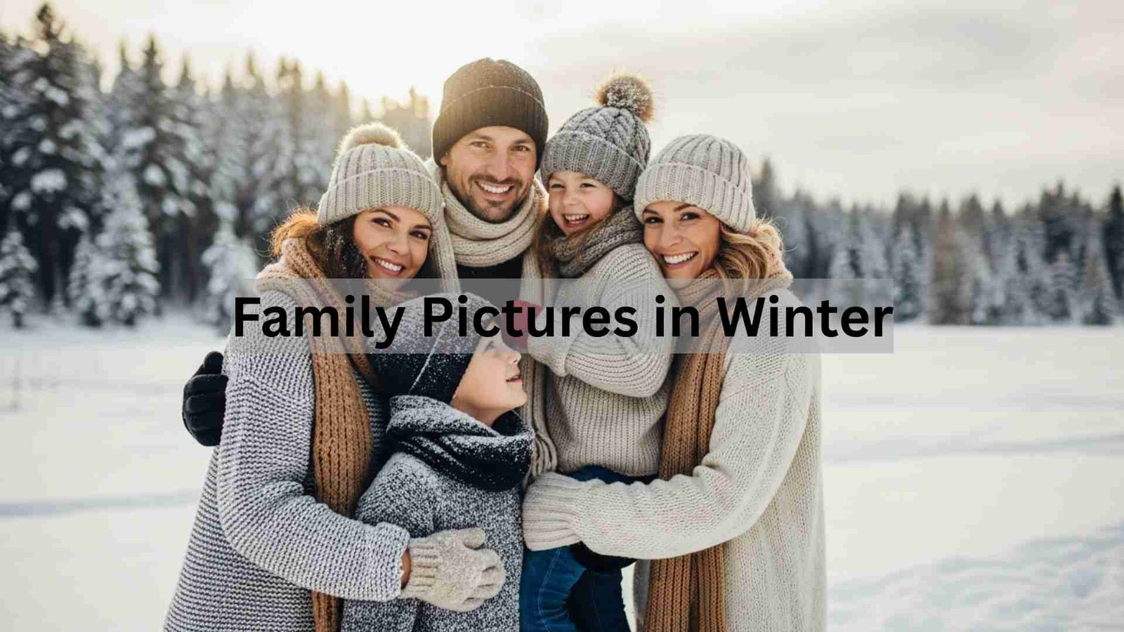 Family Pictures in Winter