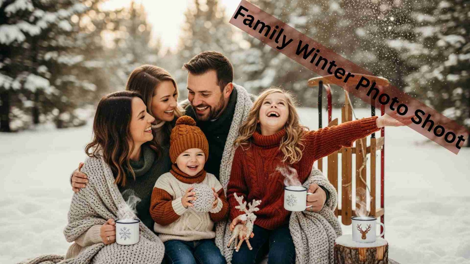 Family Winter Photo Shoot
