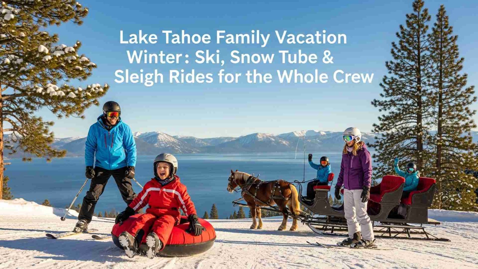 Lake Tahoe Family Vacation Winter