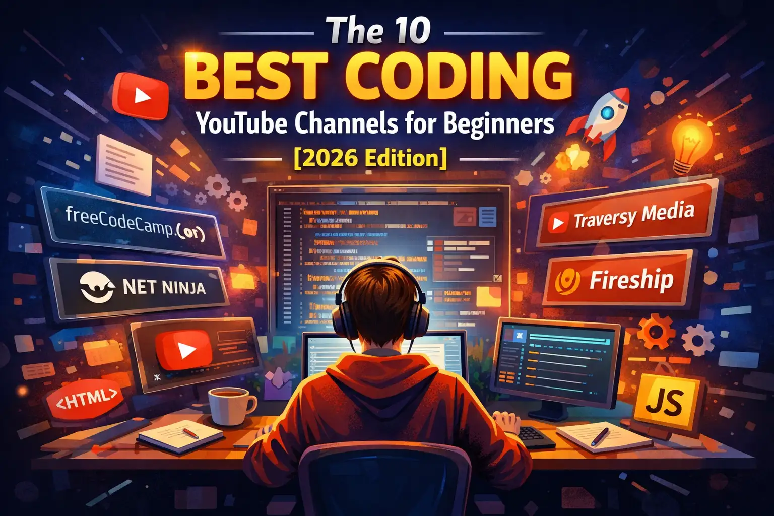 Best Coding Youtube Channels Featured Image
