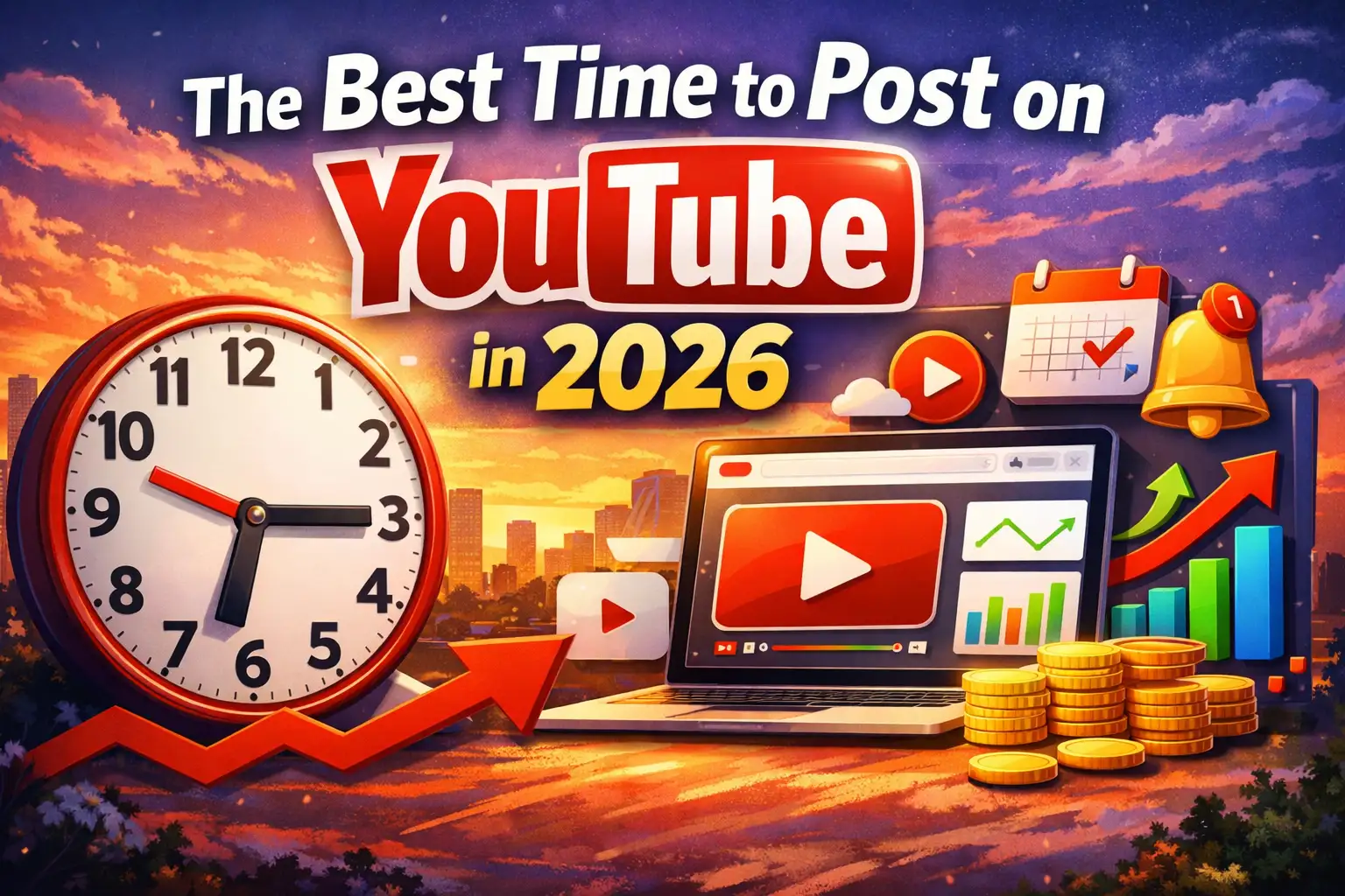 Best Time to Post on Youtube Featured image