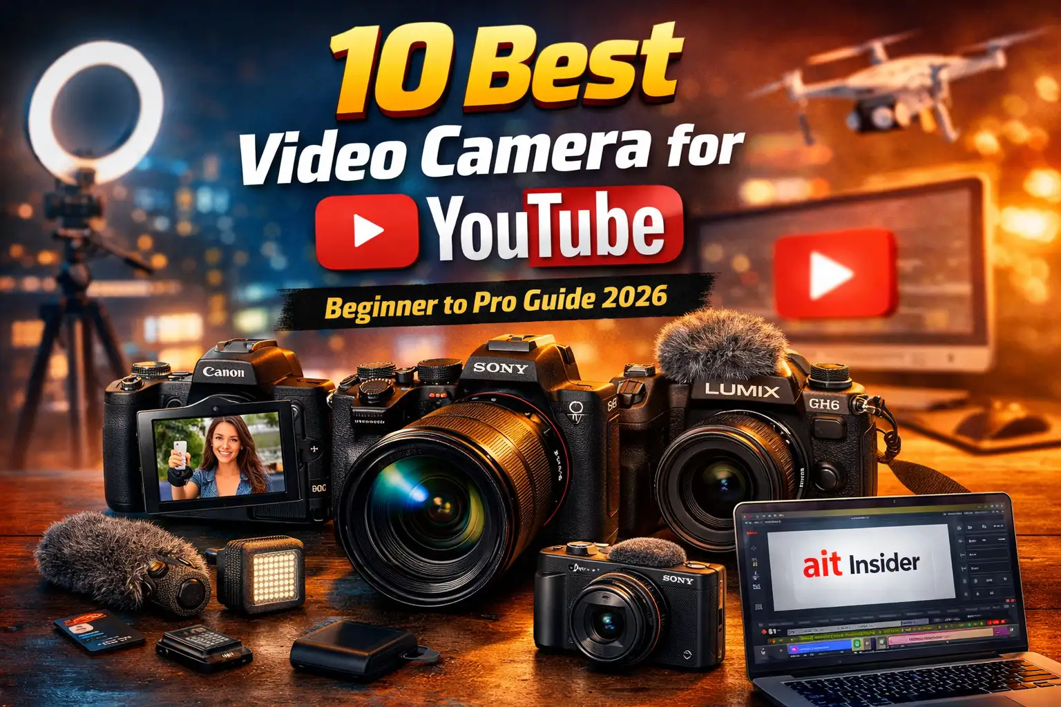 Best Video Camera for Youtube Featured Image