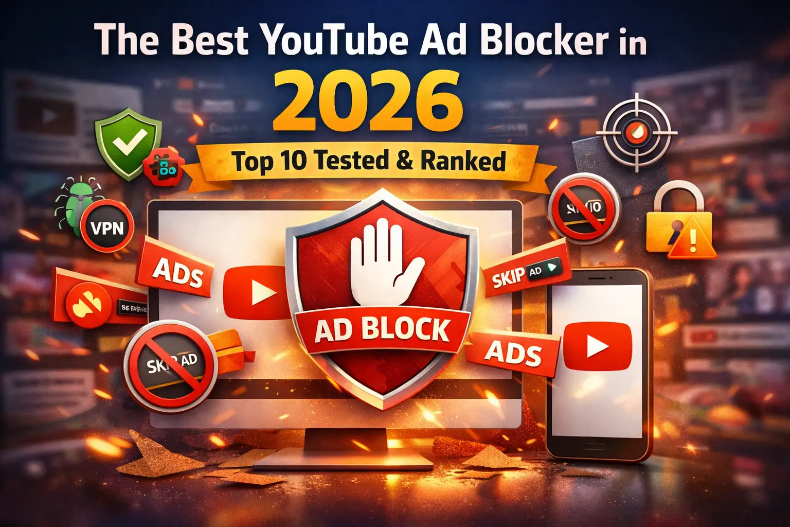 Best Youtube Ad Blocker Featured Image