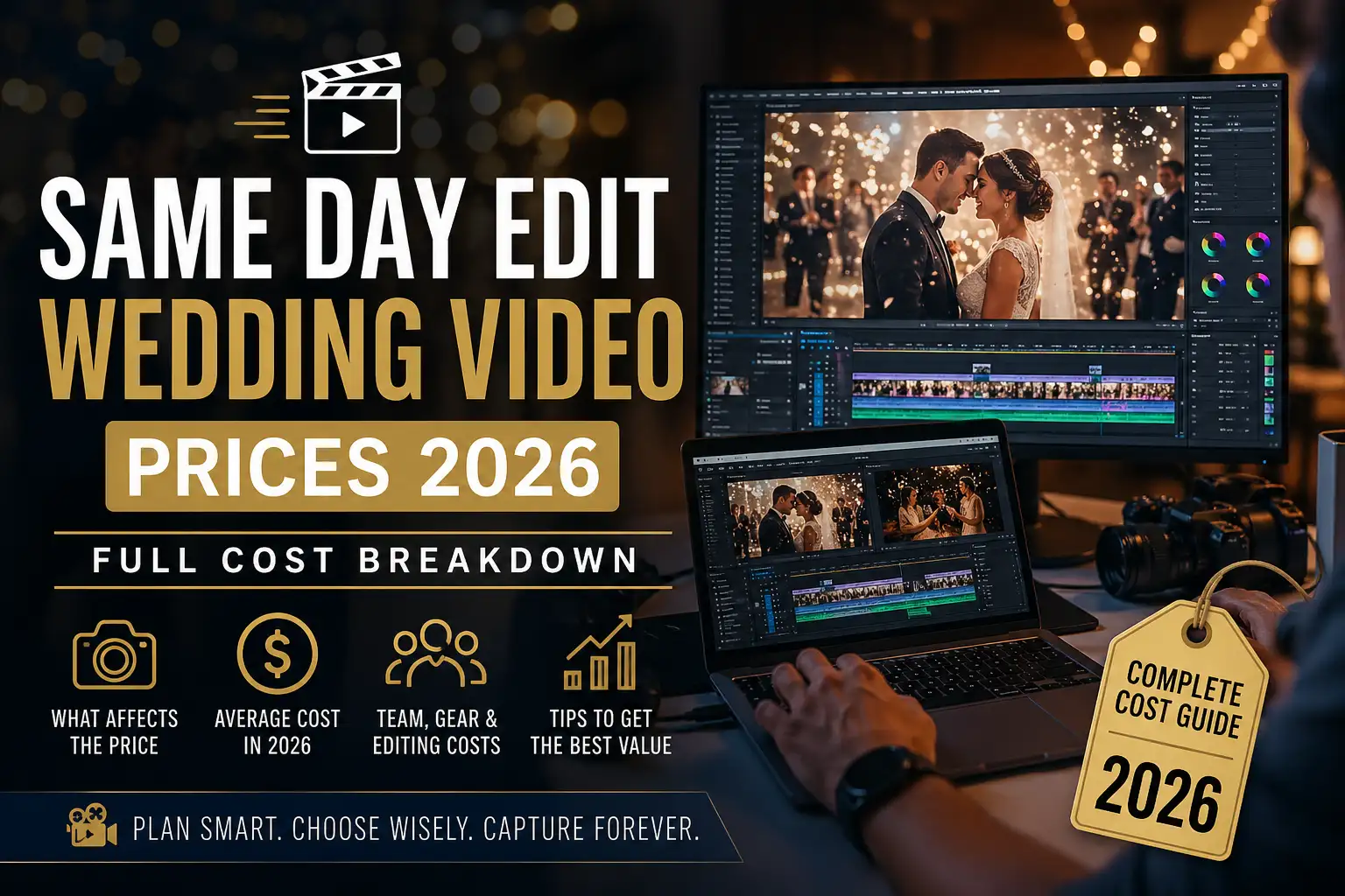 Same Day Edit Wedding Video Prices Featured Image